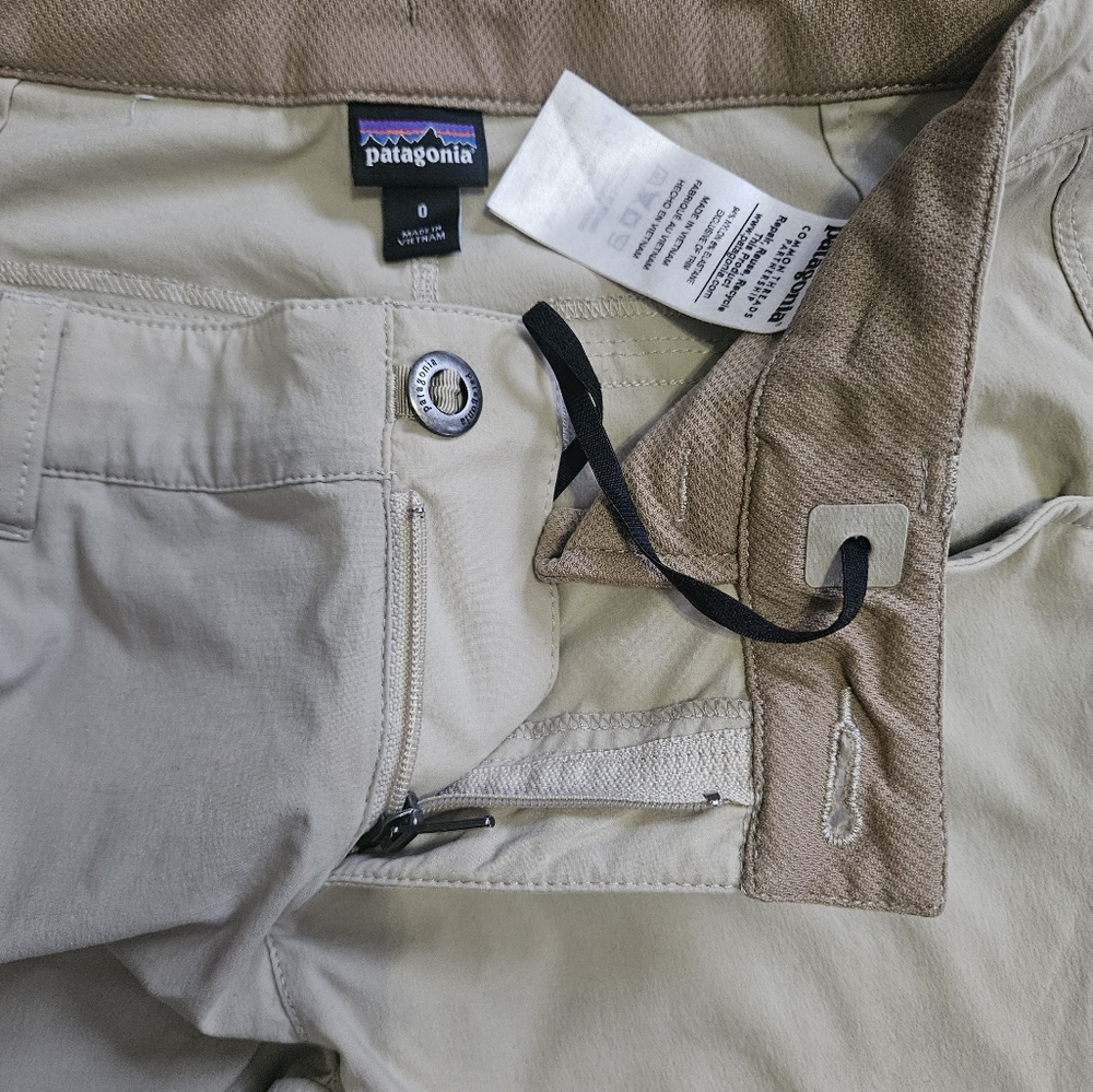 Patagonia lightweight hiking pant size 0 tan - Picture 2 of 5